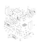 Upper cabinet/drum heater
