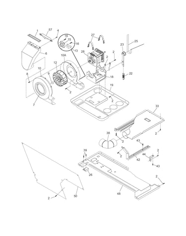 Motor/blower/belt