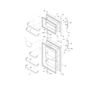 Kenmore 25374532600 door diagram