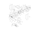 Frigidaire GLEH1642FS0 upper cabinet/drum heater diagram