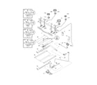 Frigidaire GLGFS75DSJ burner diagram