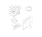 White-Westinghouse WRS6W1EW9 ice & water dispenser diagram