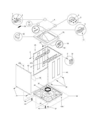 Lower cabinet/top