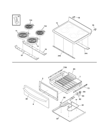 Top/drawer