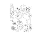 Frigidaire GLEFS79DSL body diagram