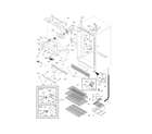 Kelvinator KRS220RGW0 cabinet diagram