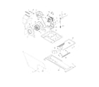 Crosley CLCE900FW0 motor/blower/belt diagram