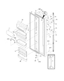 Refrigerator door
