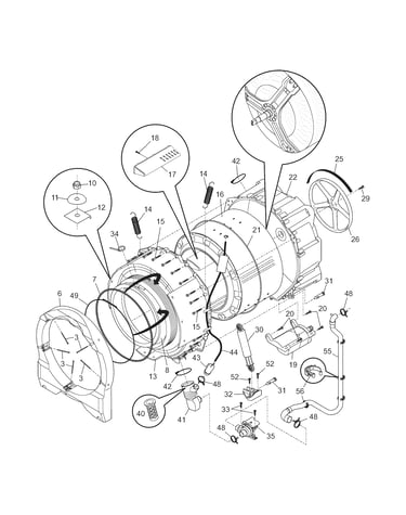 Motor/tub