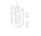 Frigidaire FRS6R5ESBD freezer door diagram