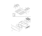 Frigidaire FGFB337GCA top/drawer diagram