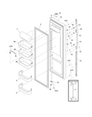 Refrigerator door