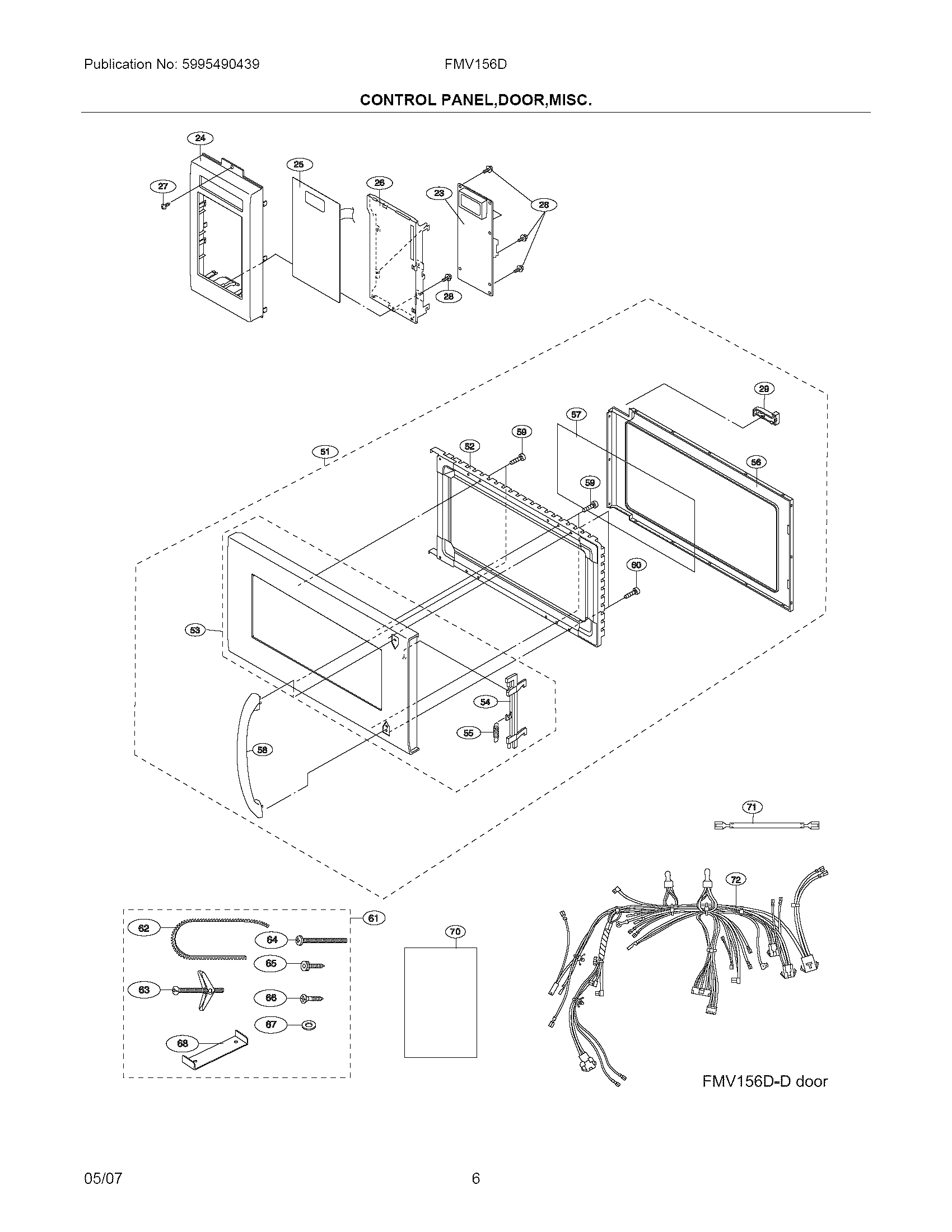 CONTROL PANEL/DOOR/MISC