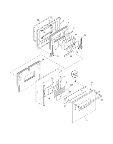 Oven door