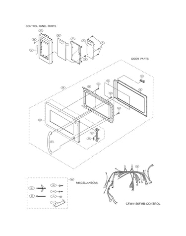 Control panel/door/misc