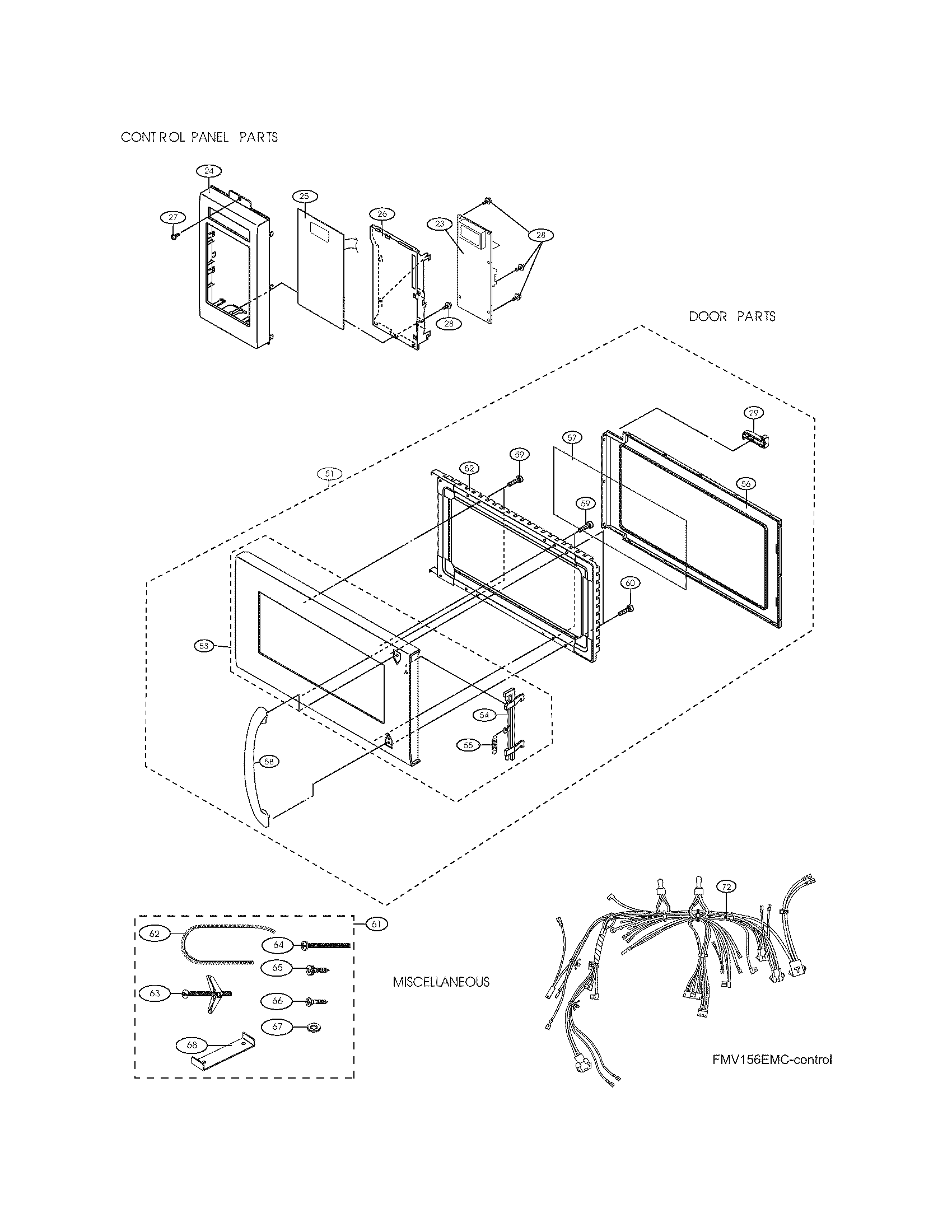 CONTROL PANEL DOOR MISC