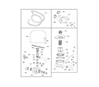 Frigidaire FMB330RGB0 motor & pump diagram