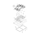 Frigidaire PLCF489CCG maintop diagram