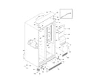 Frigidaire PHS39EHSS2 cabinet diagram