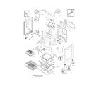 Frigidaire FGF355GWA body diagram