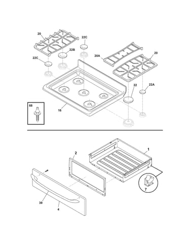 Top/drawer