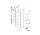 Frigidaire GLHS69EHQ2 freezer door diagram