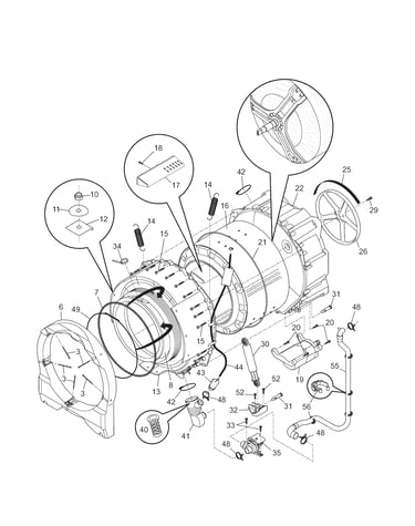 Motor/tub