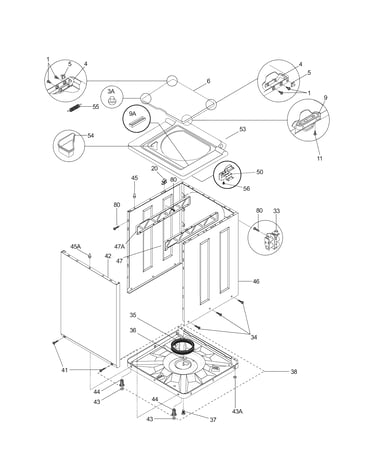 Lower cabinet/top