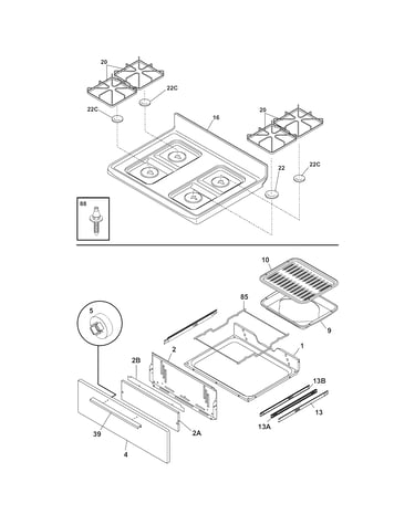 Top/drawer