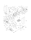 Upper cabinet/drum heater
