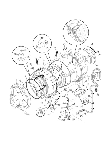 Motor/tub