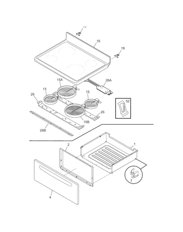 Top/drawer