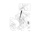 Frigidaire FGQB2152FE1 cabinet/drum diagram