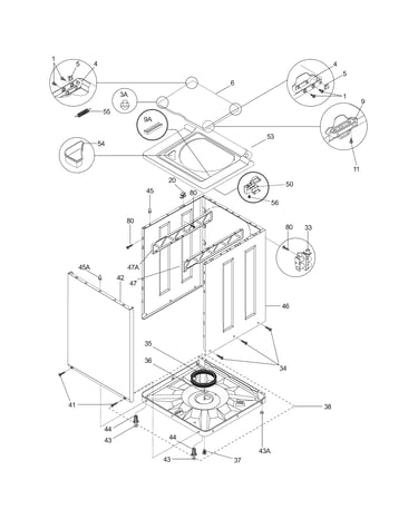 Lower cabinet/top