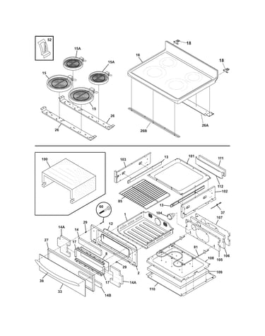 Top/drawer