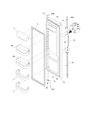 Refrigerator door