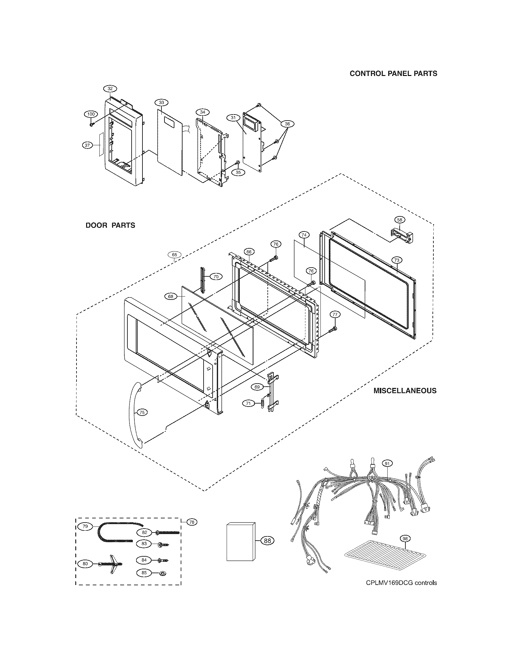 CONTROL PANEL/DOOR