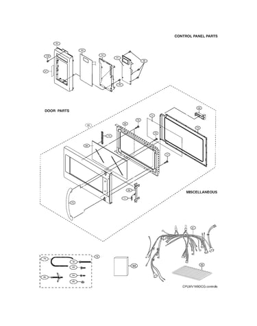 Control panel/door