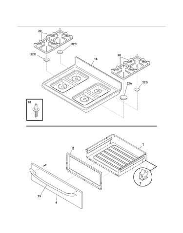Top/drawer