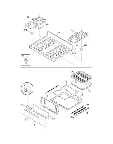 Top/drawer