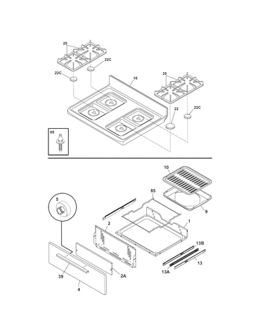 Top/drawer
