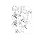 Kenmore Pro 25344833601 cabinet diagram