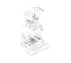 Frigidaire GLES389FBD top/drawer diagram