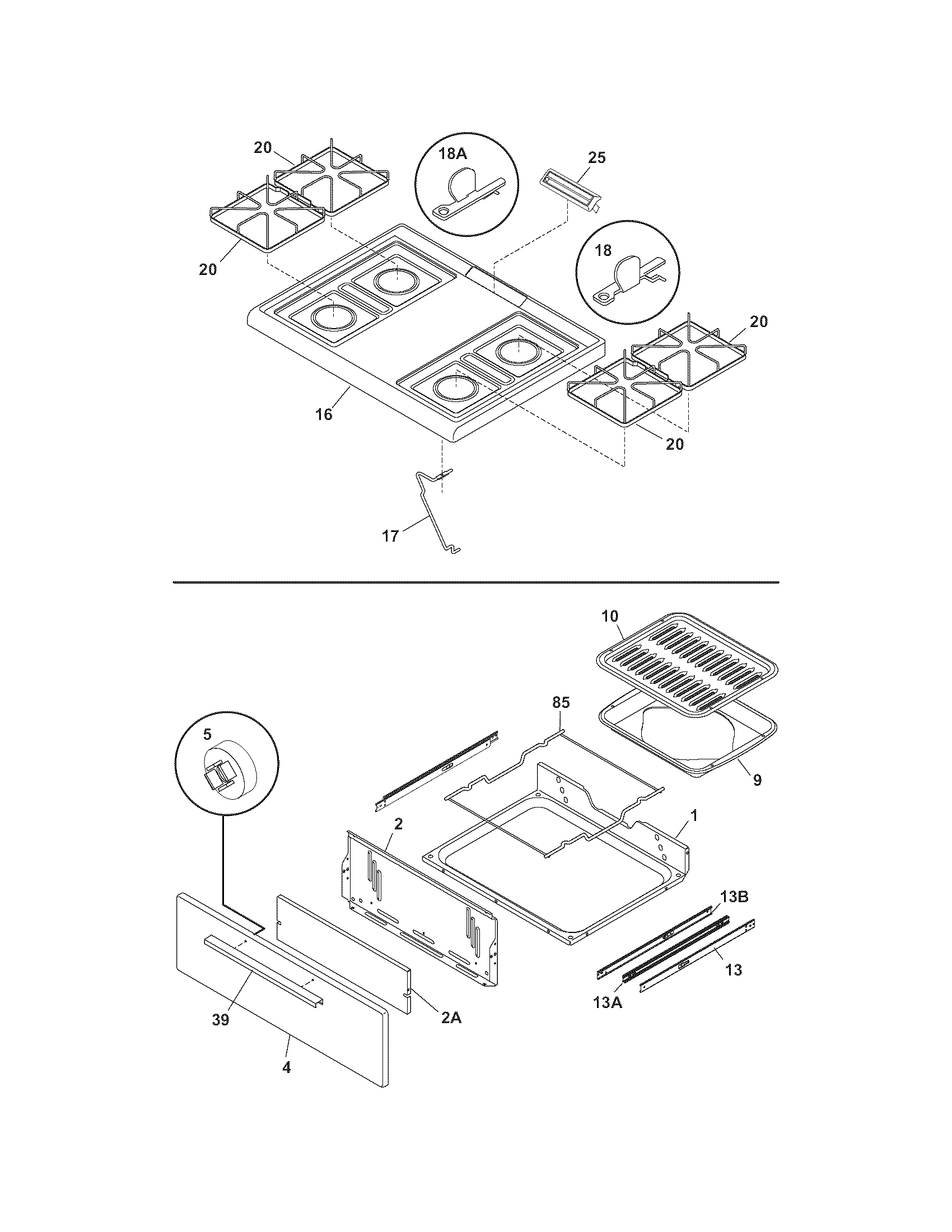 Top/drawer