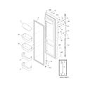 Frigidaire GLHS68EJSB0 refrigerator door diagram