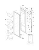 Refrigerator door
