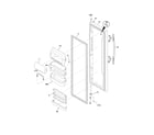 Frigidaire LECR23EFE0 refrigerator door diagram