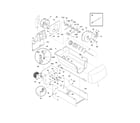 Frigidaire LECR23EFE0 ice container diagram