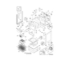 Frigidaire GLEFM97GPWB body diagram