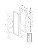 Refrigerator door